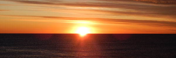 Sunrise over the Atlantic Ocean