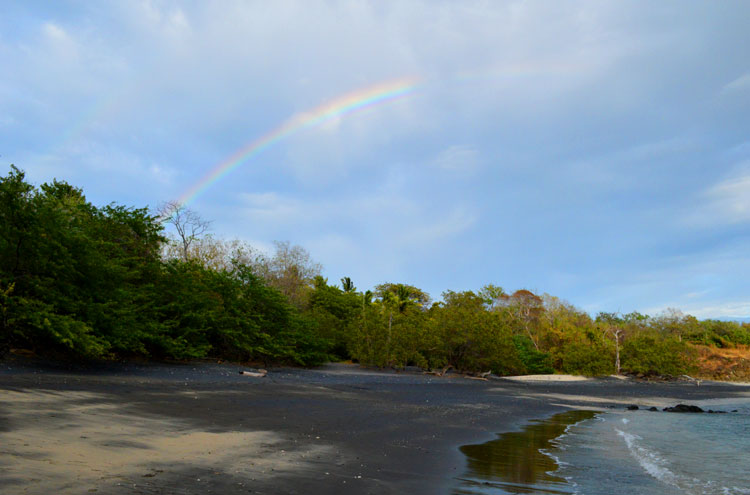 Rainbow over Playa Carbón