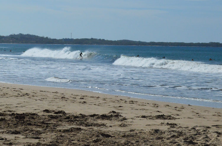 Playa Grande is a very different place in the daytime